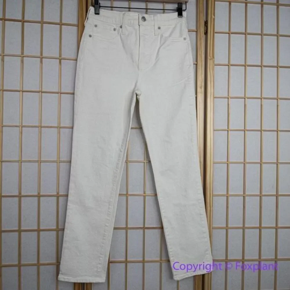 NEW Madewell The High-Rise Perfect Vintage Jean in Tile‎ White, 24